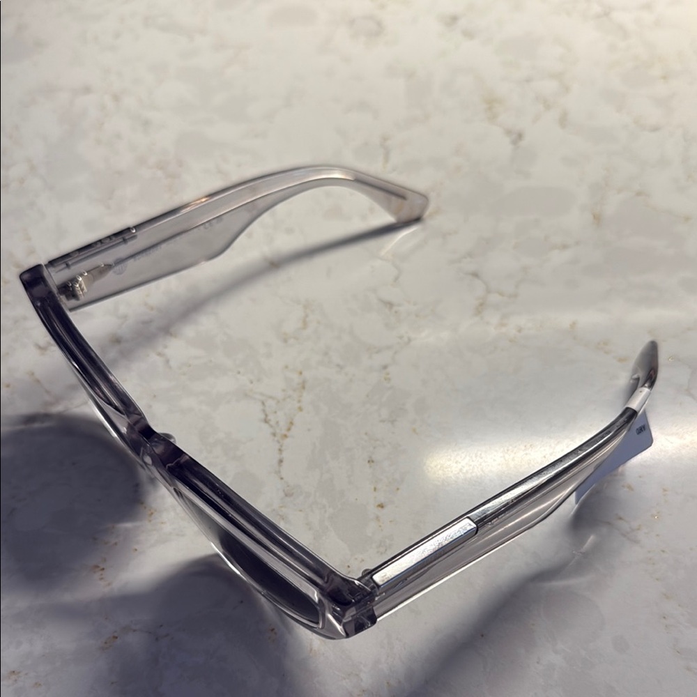 Transparent Rectangular Sunglasses